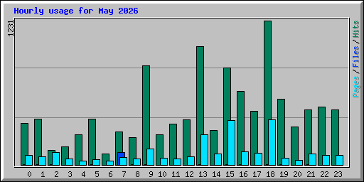 Hourly usage for May 2026